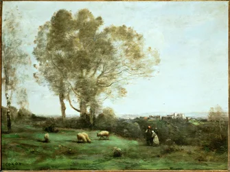 Scene Pastorale (maalaus kankaalle)