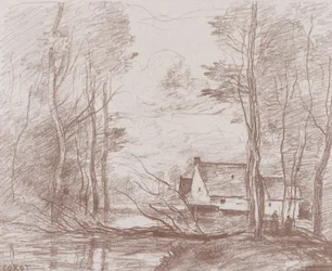 The Mill at Cuincy, lähellä Douaita, 1871-72.