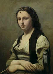 The Woman with the Pearl, n. 1842 (öljy kankaalle)