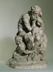 Ugolino ja hänen poikansa (kipsi) (katso myös 197136 ja 234151)