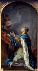 Saint Joan of France (öljy kankaalle)