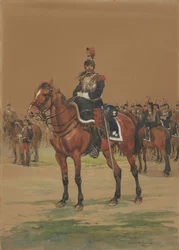 Ranskalainen Cuirassier, 1872.