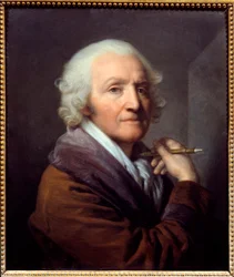 Jean Baptiste Greuzen (1725-1805) omakuva-aikamaalaus 1804 su. 0,52x0,45 m Marseille, Kuvataidemuseo - Omakuva vanhana miehenä. Jean Baptiste Greuzen (1725-1805) maalaus