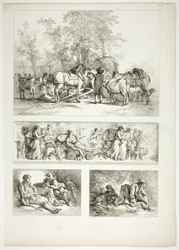 Oeuvres de J. B. Huetin levy 27/38