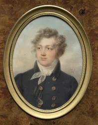 Miehen muotokuva, mahdollisesti Aleksanteri I, Venäjän keisari, 1814.