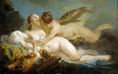 Diane et Callisto - Diana ja Callisto par Pierre, Jean-Baptiste Marie (1714-1789)