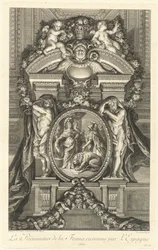 Espanjan tunnustama La Prééminence de la France 1662 (Espanjan tunnustama Ranskan etuoikeus 1662) [pl. 17]
