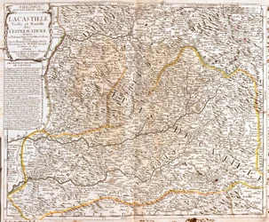 Kastilian kartta (Espanja) (kaiverrus