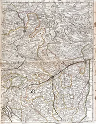 Swabian kartta (Saksa) (kaiverrus