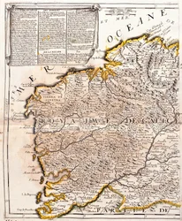 Galician valtakunnan kartta (Espanja) (kaiverrus