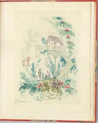Ornamenttikuvio teoksesta "Nouvelle suite de cahiers chinois a l