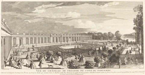 Näkymä Chateau de Trianonille Parterren puolelta