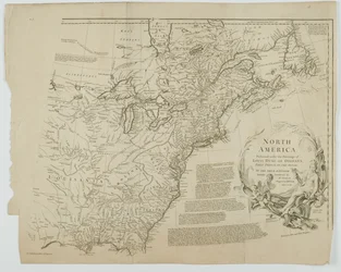 Pohjois-Amerikka, kaiverrus Richard William Seale, 1752