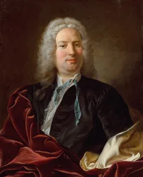 Michel, markiisi de Dreux Breze (1700-1754), kirjoittanut Van Loo, Jean Baptiste (1684-1745). Öljy kankaalle, n. 1720-1730. Mitat: 81,3 x 64,8 cm. Yksityinen kokoelma