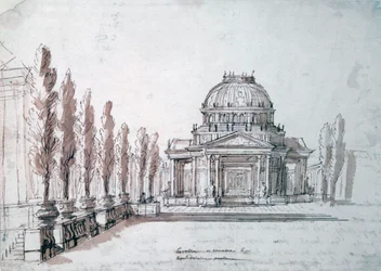 "Apollon temppeli", oopperalle Akhilleus ja Polykseeni, c1687