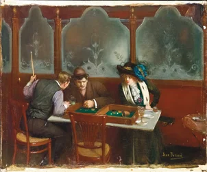 Kahvilassa; Au cafe, 1909