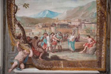 Bacchus, Lycurgus ja Hermes Trismegistus.