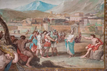 Bacchus, Lycurgus ja Hermes Trismegistus.