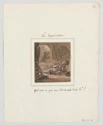 Suunnittelu maalatulle posliinilautaselle, Le Capricorne (Kauris), le Zodiac Travesti (The Farcical Zodiac) Service