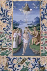 neiti Lat. Q.v.I.126 f.88v Kristuksen kaste, Louis d