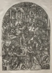 Apokalypsi: Pyhän Johannes Evankelistan marttyyrikuolema, 1546-1556.