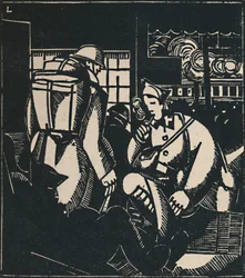 Sotilaat asemalla, 1919