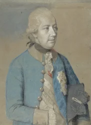 Muotokuva Joseph II:sta Itävallasta (1741-90), Roomalais-Saksan keisarista ja myöhemmin Unkarin ja Böömin kuninkaasta