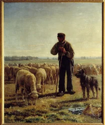 Chicoreen isä. Jean Ferdinand Chaigneaun (1830-1906) maalaus