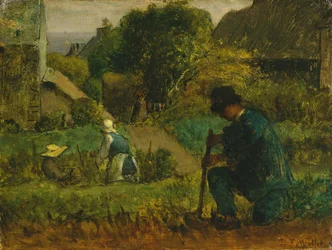 Puutarhakohtaus, 1854.