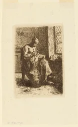 La Couseuse (The Woman Sewing)
