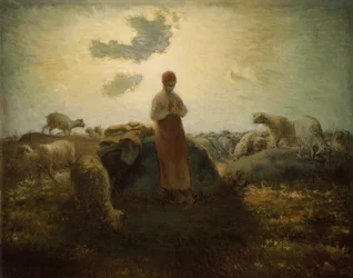 The Keeper of the Herd, 187174.    1158857   fi       finnish Successfully Translated  Original: The Holy Family on a Rocky Path, from the series Idee pittoresche sulla fuga in Egitto (Flight into Egypt) Translat: The Holy Family on a Rocky Path, from the 