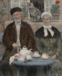 Iltapäivätee, c. 1880.