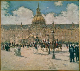 Hotel des Invalides, Pariisi (maalaus kankaalle)