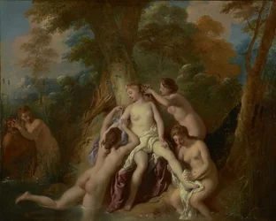 Diana ja hänen nymfinsä kylpevät, 1722-4