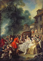 Metsästyslounas, 1737