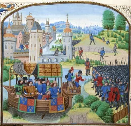 Jean Froissart, Chronicles, 154v, 12148 btv1b8438605hf336, crop