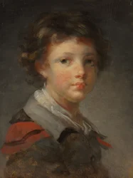 Poika punaisella viitassa, 1780-luku