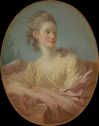 Nuoren naisen muotokuva, 1770-luku.