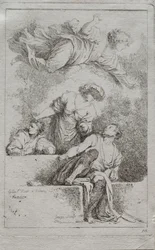 Opetuslapset haudalla, 1764.