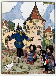 Alsacen aika; Santarmin univormu Bergheimissa;