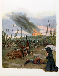 Elsassin tarina kertoo lapsille; Reichshoffenin taistelu (tai Froeschwiller Woerthin taistelu (Froeschwiller-Woerth) 1870);