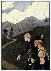 Vogesen Bilder (kuvat Vogeesista); promenade sur les kreetalla