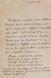Jean-Jacques Rousseaun ja Louise Dupinin välinen kirjeenvaihto (noin 1754) (A05)
