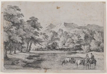 Maisema Fouquièresin jälkeen, 1772.