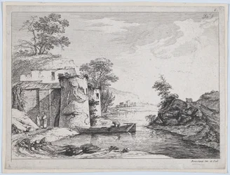 Vanhat tornit joen rannalla, 1763.