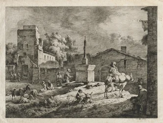 Näkymä Saint-Andeoliin, 1774.