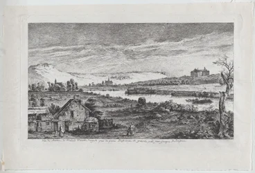 Näkymä Madridin linnalle, lähellä Pariisia, 1764.