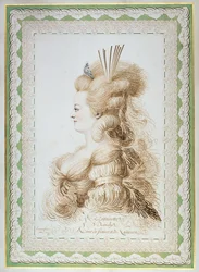 Muotokuva Marie Antoinettesta 1755-1793, Itävallan arkkiherttuattaresta ja Ranskan kuningattaresta..., 1780.