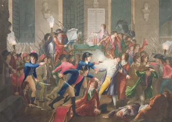 Robespierren pidätys, "Yö 9. - 10. Thermidorista, vuosi II, 27. heinäkuuta 1794"