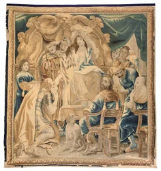 Brysselin kuvakudos kuuden kappaleen sarjasta, n. 1650 (villaa ja silkkiä)